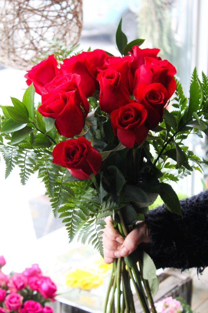 Bouquet de 12 roses