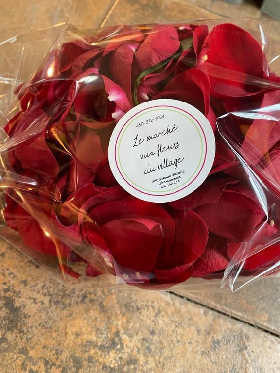 Sac de pétales de roses (petit)